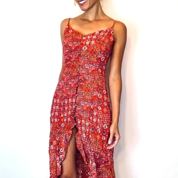 Abel The Label Dresses & Skirts - Abel The Label Lola Hi-Lo Floral Boho Dress. Anthropologie